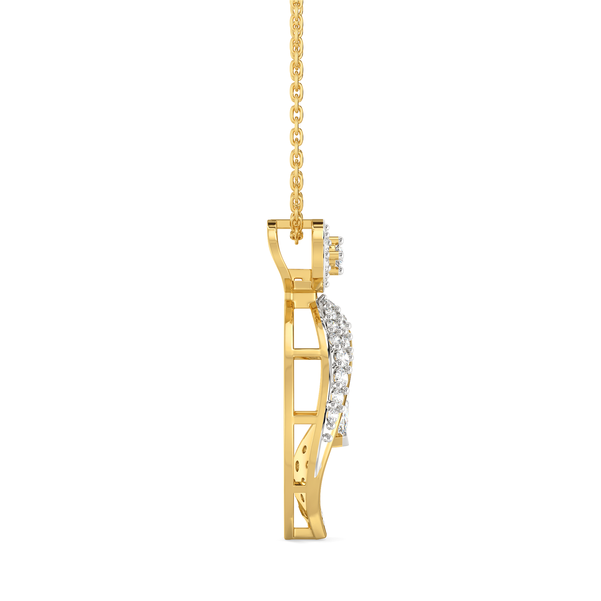 Marquise Mirage - Lab Diamond Pendant