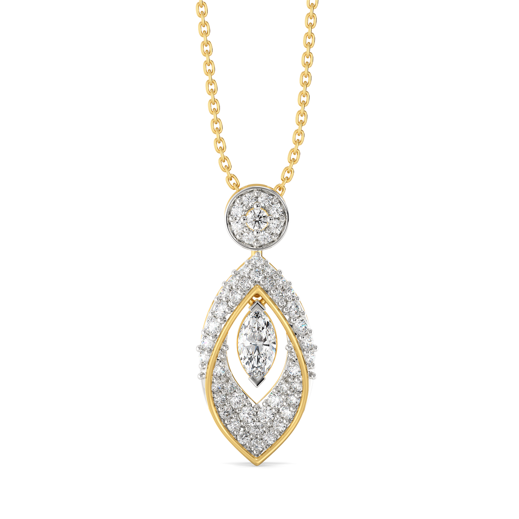 Marquise Mirage - Lab Diamond Pendant