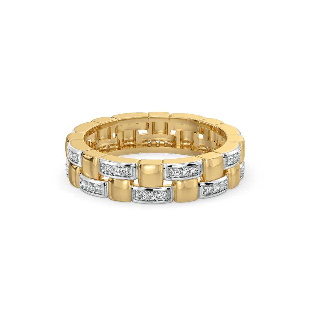 Lustre Link - Lab Diamond Band Ring