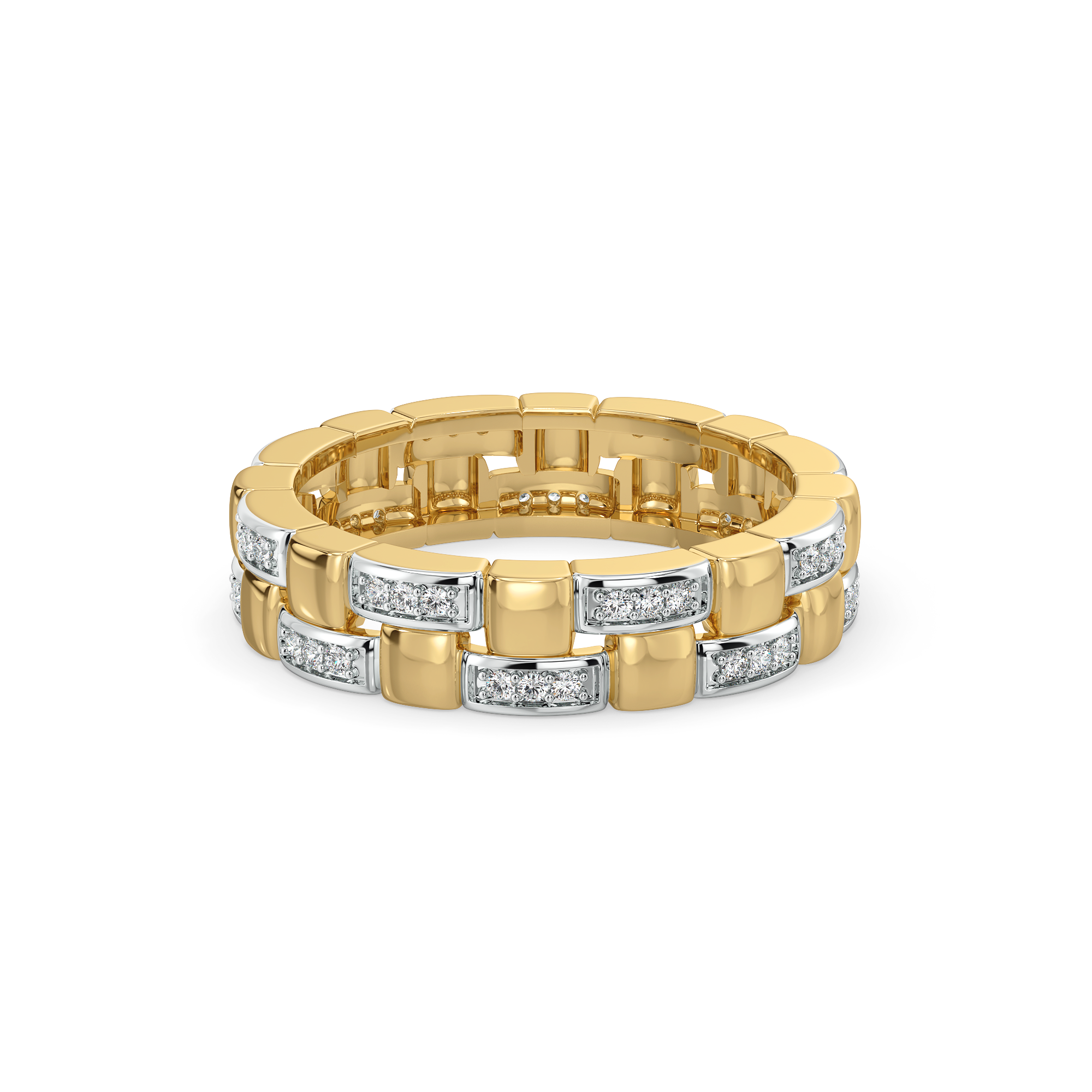Lustre Link - Lab Diamond Band Ring