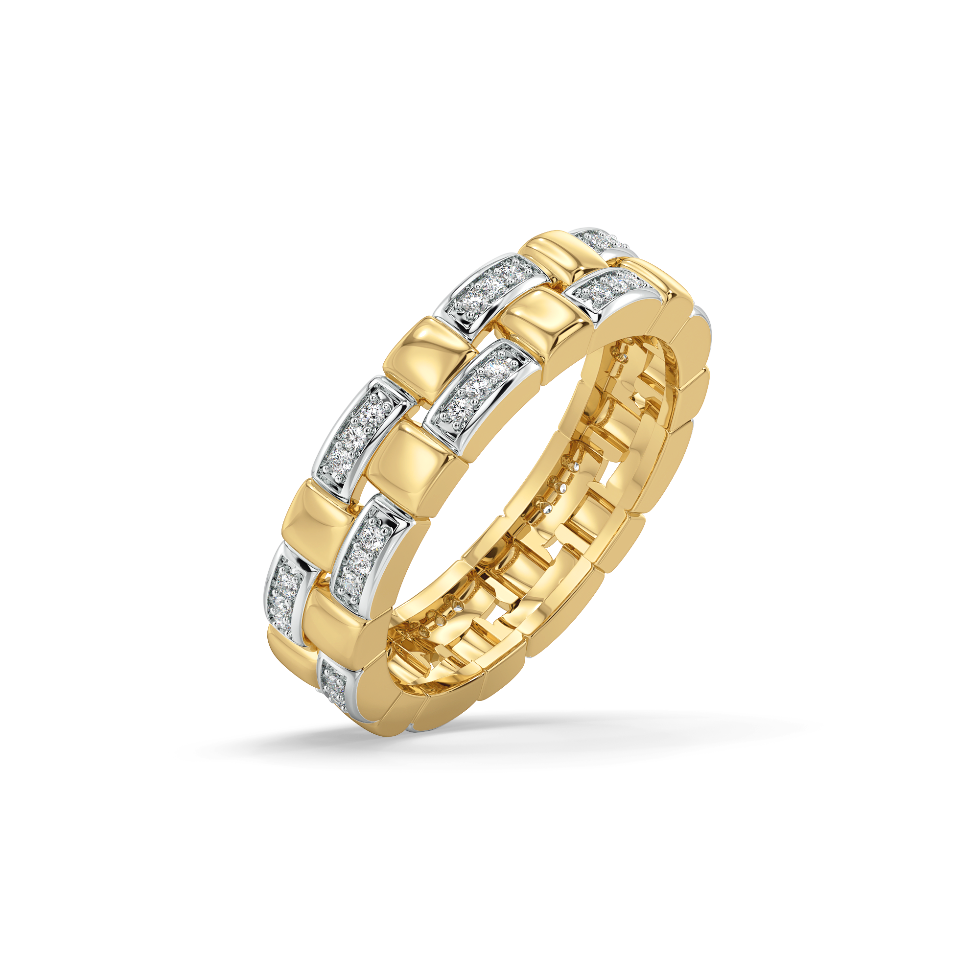 Lustre Link - Lab Diamond Band Ring Main image