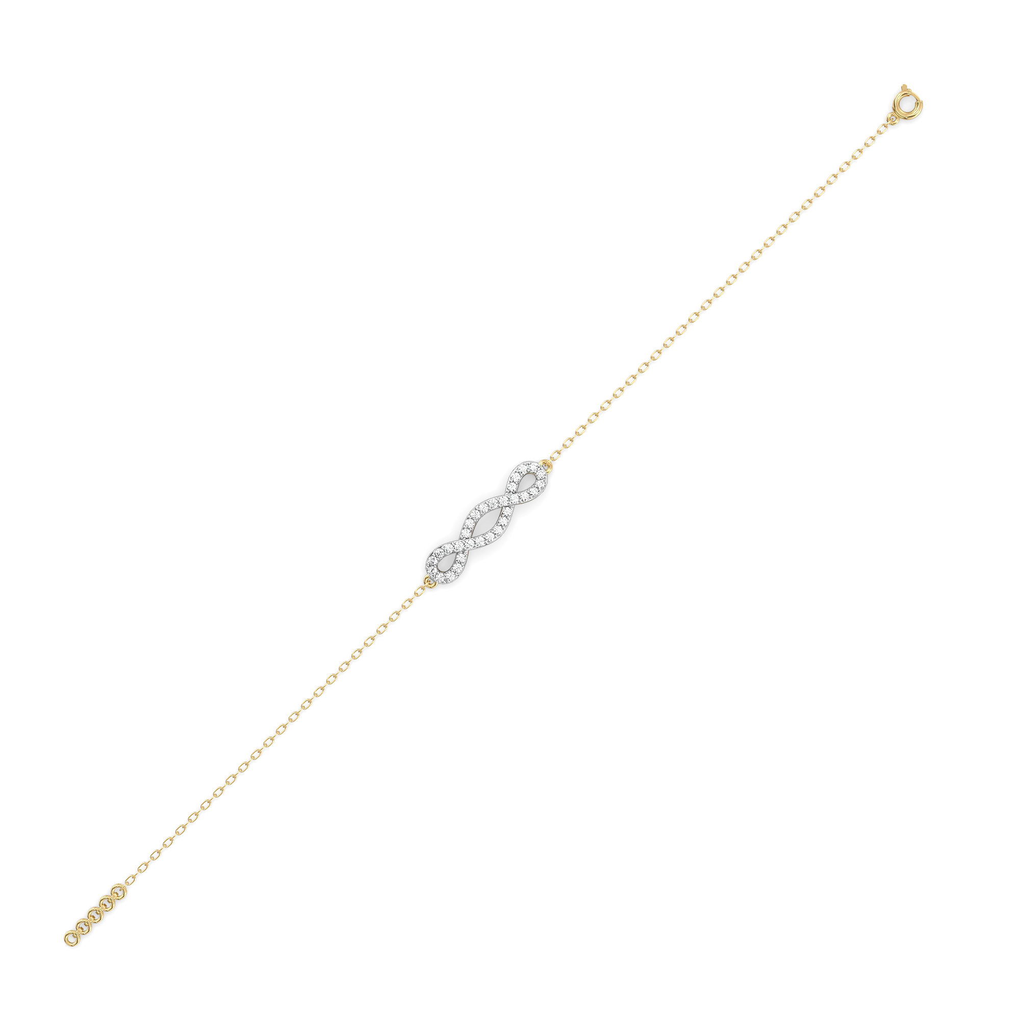Twinfinity - Lab Diamond Bracelet