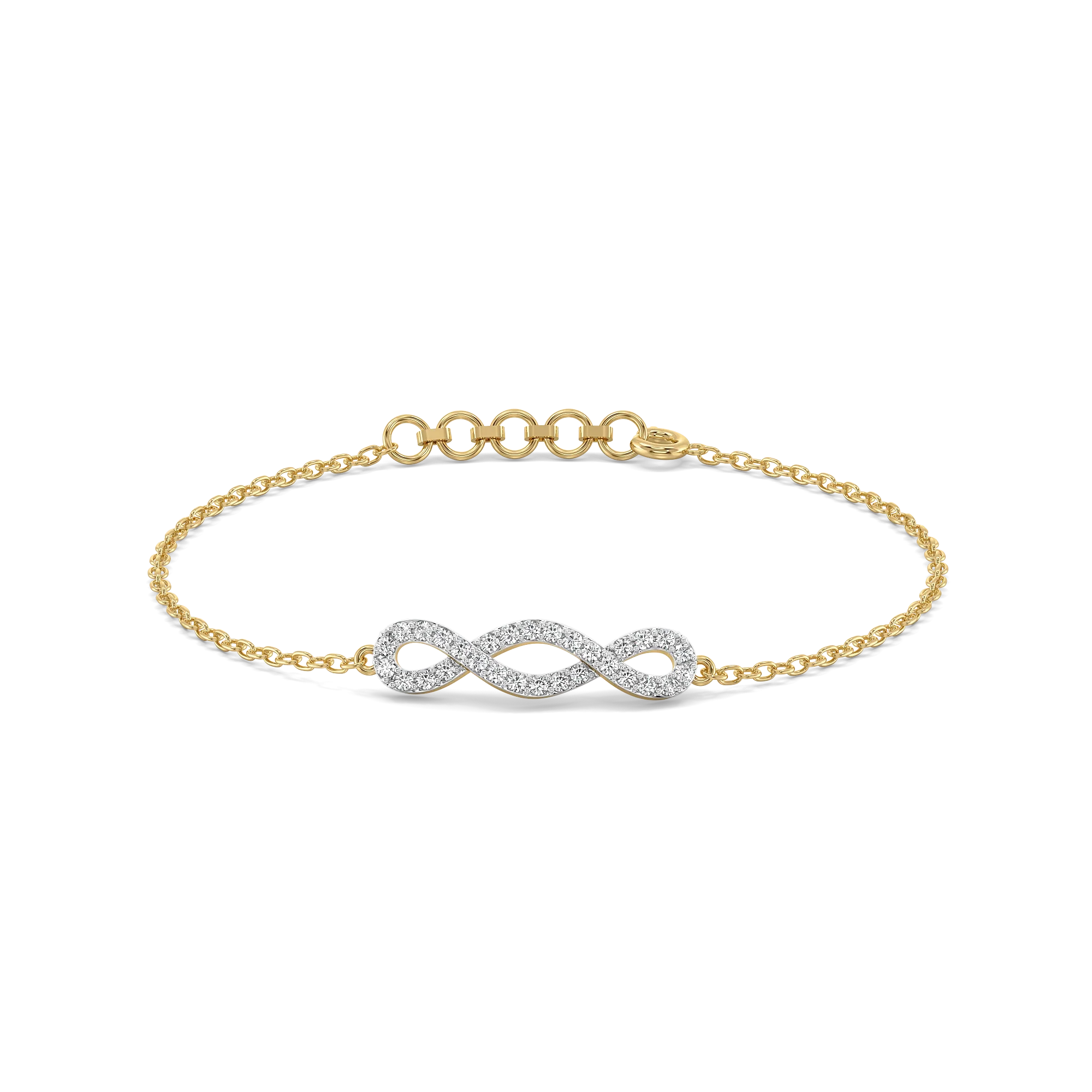 Twinfinity - Lab Diamond Bracelet
