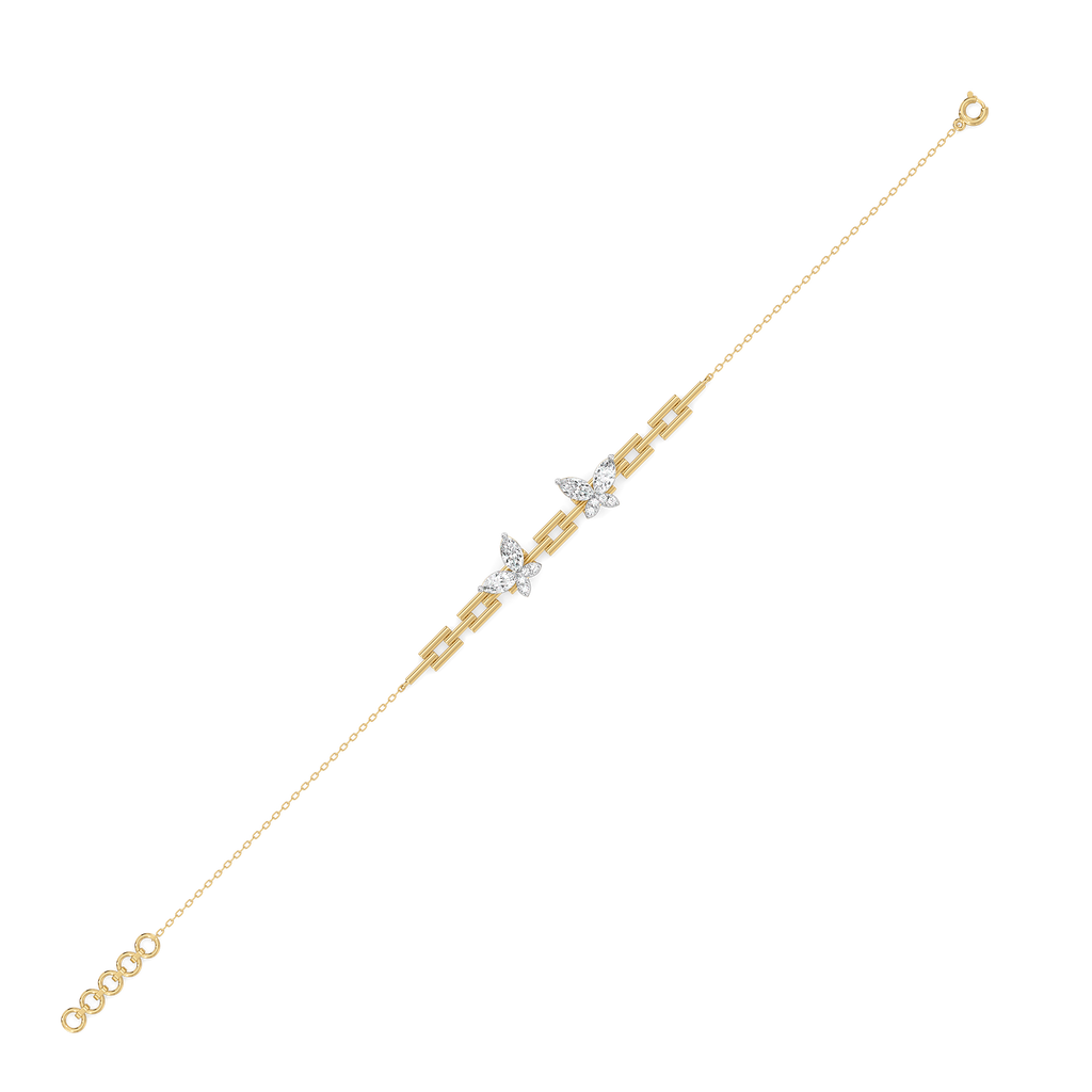 Flutter of Light - Lab Diamond Bracelet