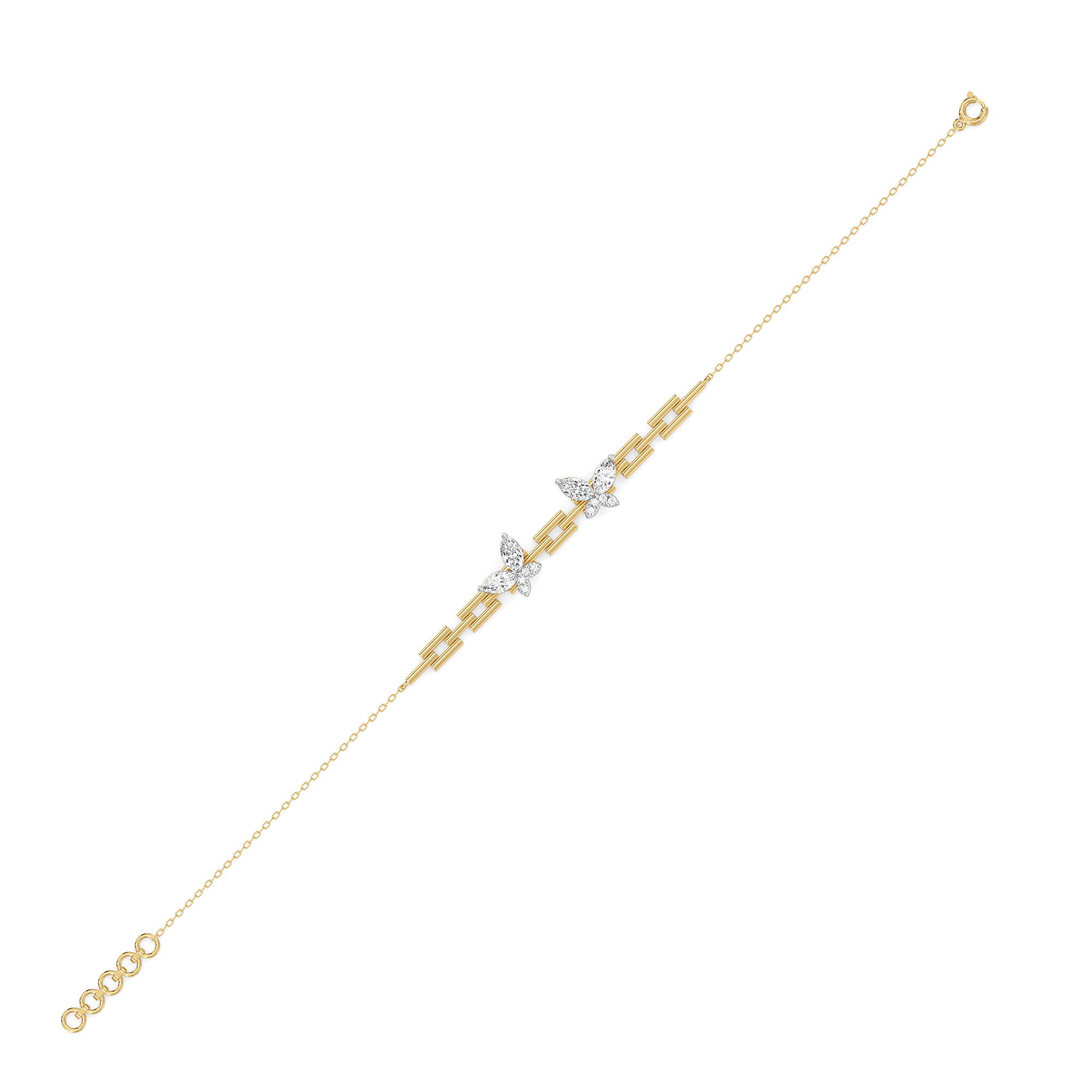 Flutter of Light - Lab Diamond Bracelet