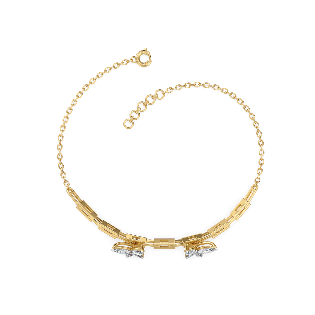 Flutter of Light - Lab Diamond Bracelet