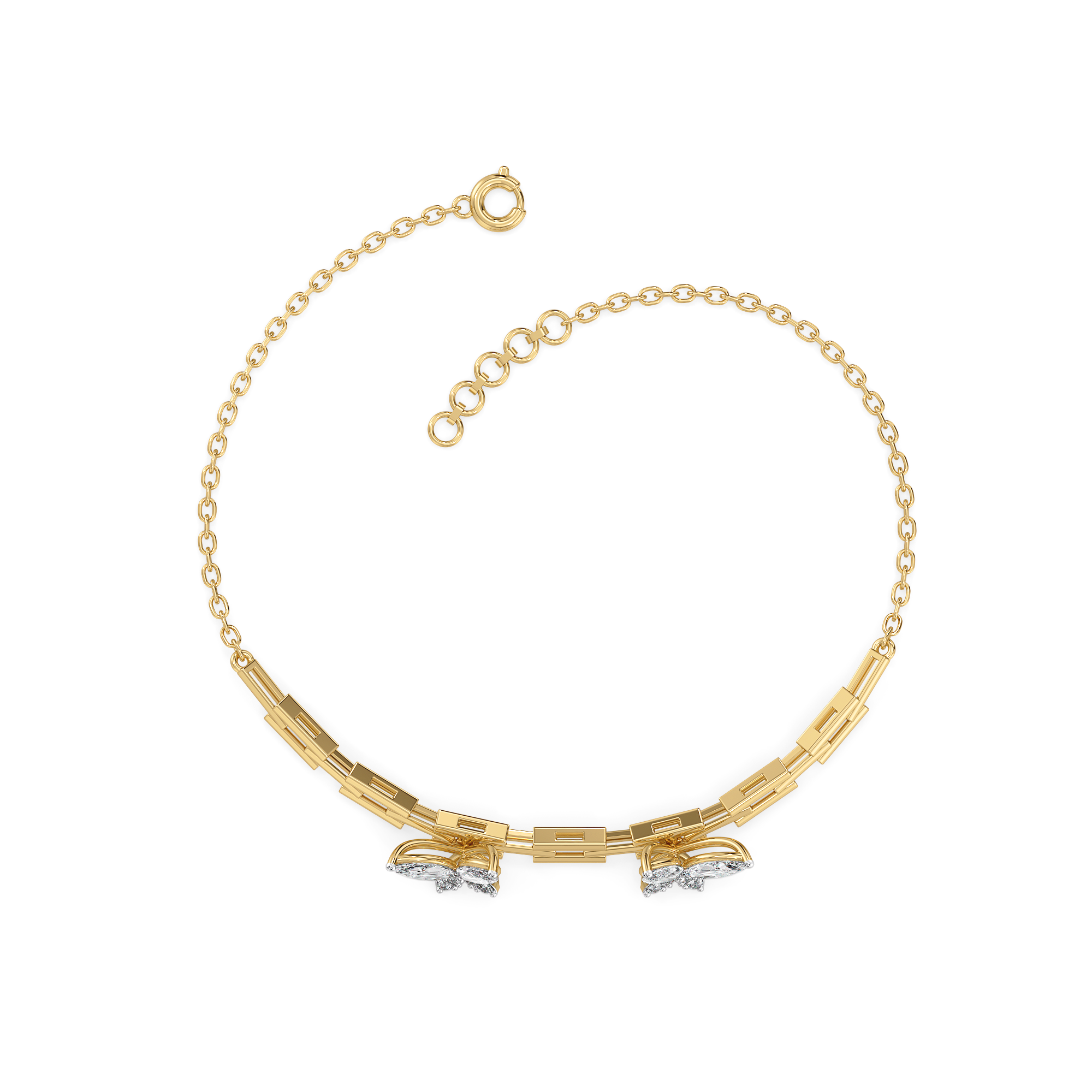 Flutter of Light - Lab Diamond Bracelet