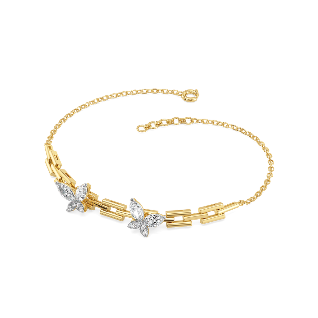 Flutter of Light - Lab Diamond Bracelet