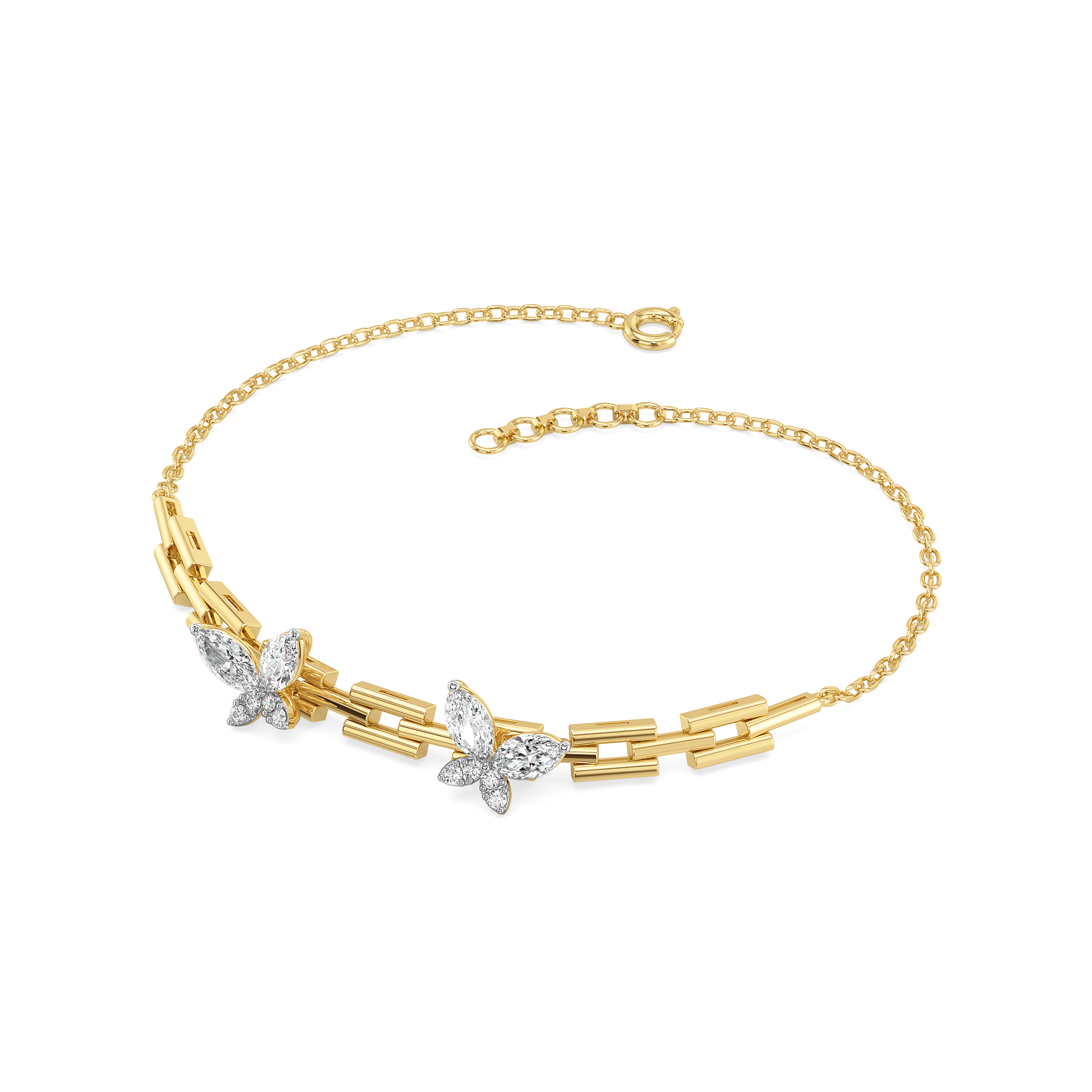 Flutter of Light - Lab Diamond Bracelet