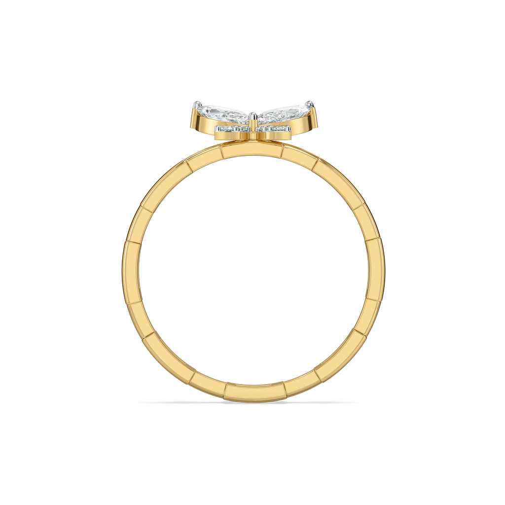 Flutter of Light - Lab Diamond Ring