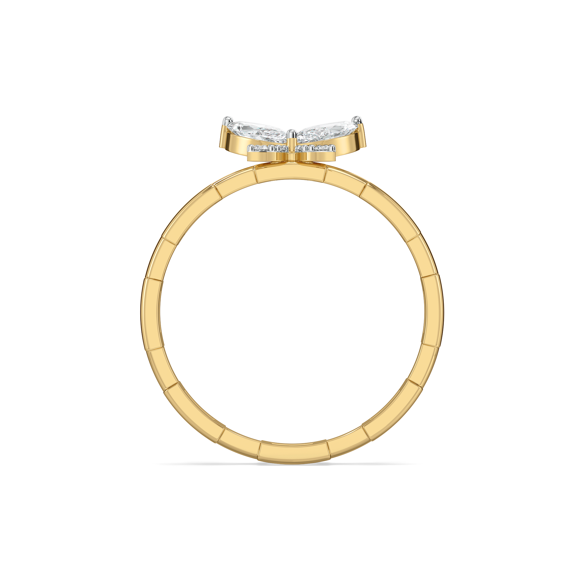Flutter of Light - Lab Diamond Ring