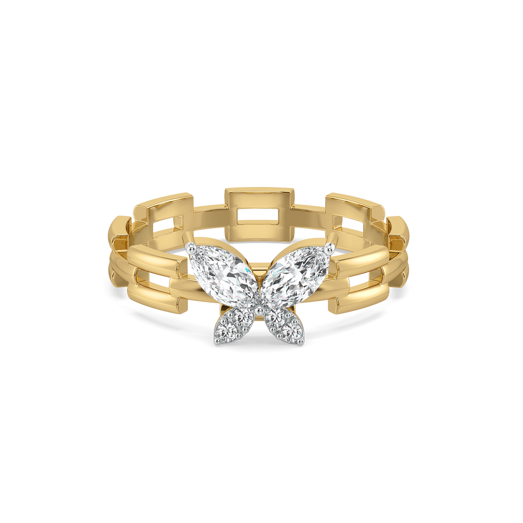 Flutter of Light - Lab Diamond Ring