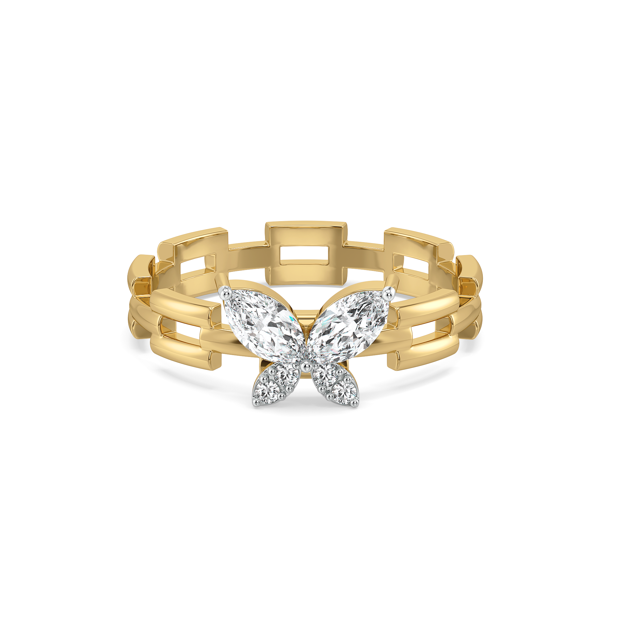 Flutter of Light - Lab Diamond Ring