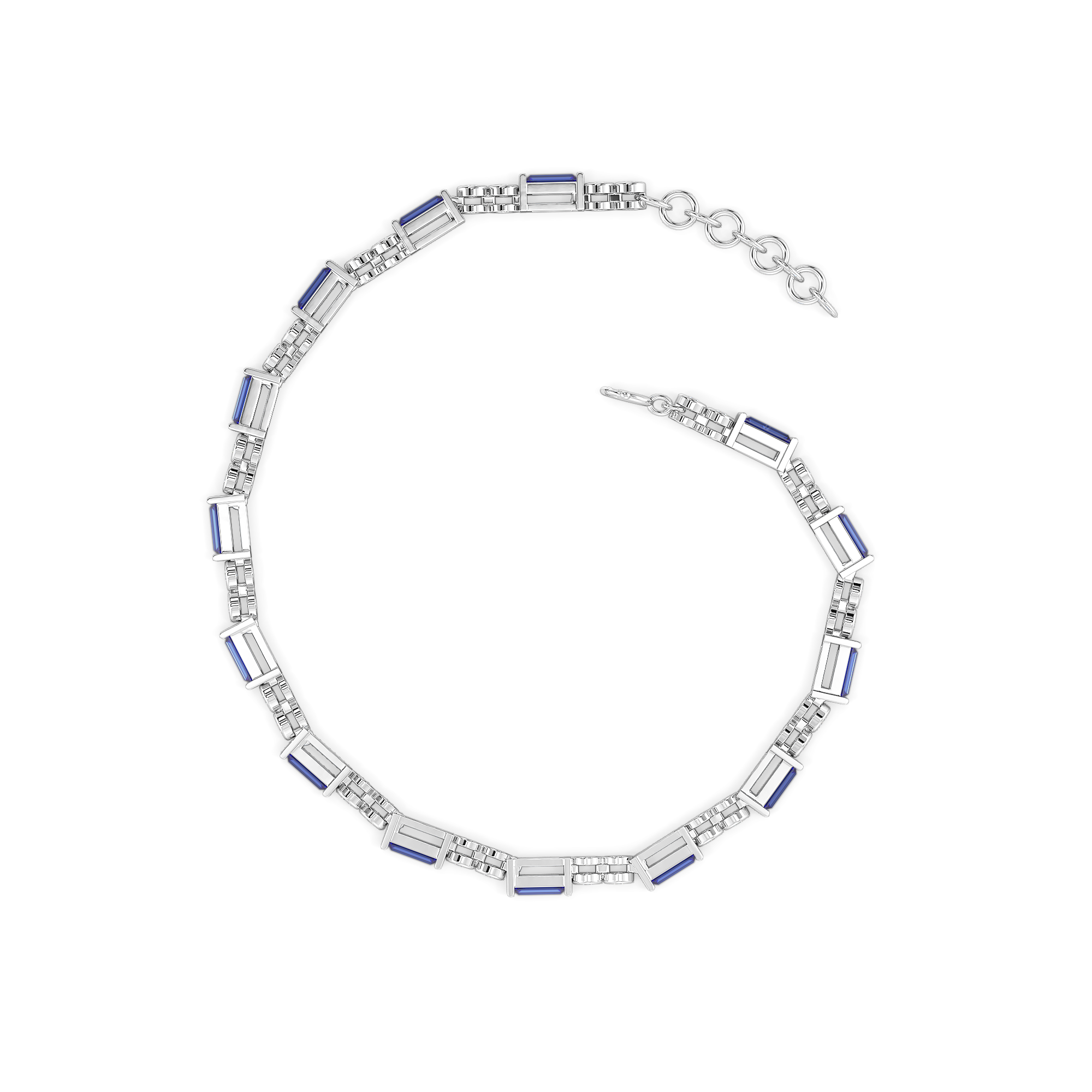 Nightfall - Lab Diamond Tennis Bracelet
