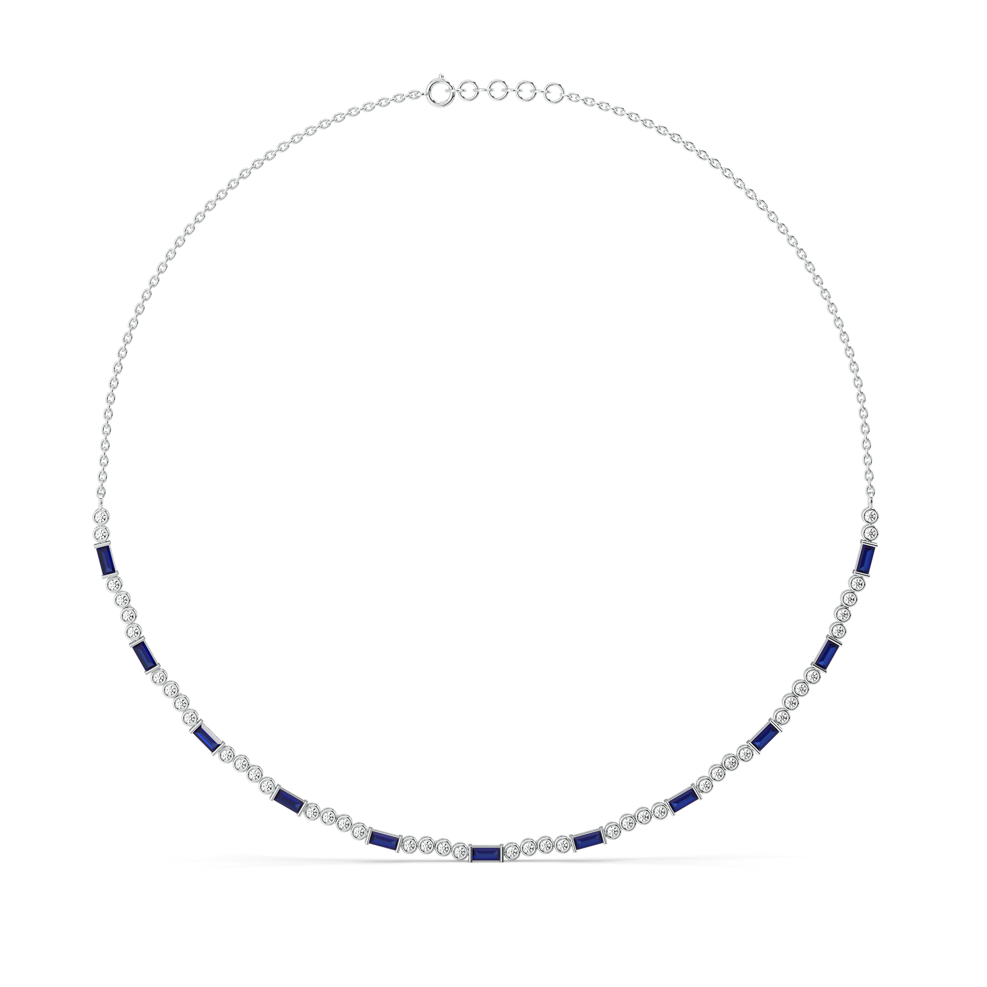 Nightfall - Lab Diamond Tennis Necklace