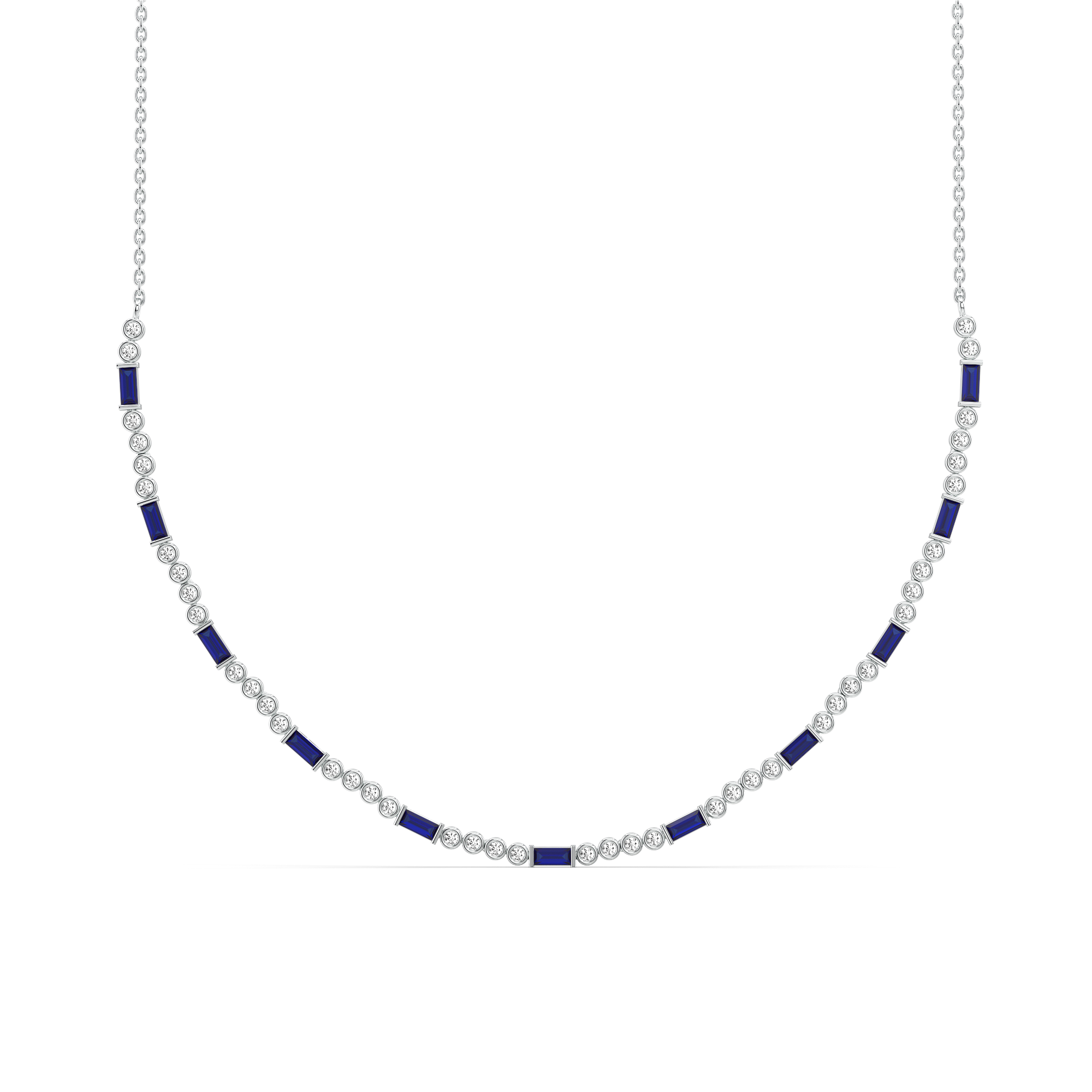 Nightfall - Lab Diamond Tennis Necklace