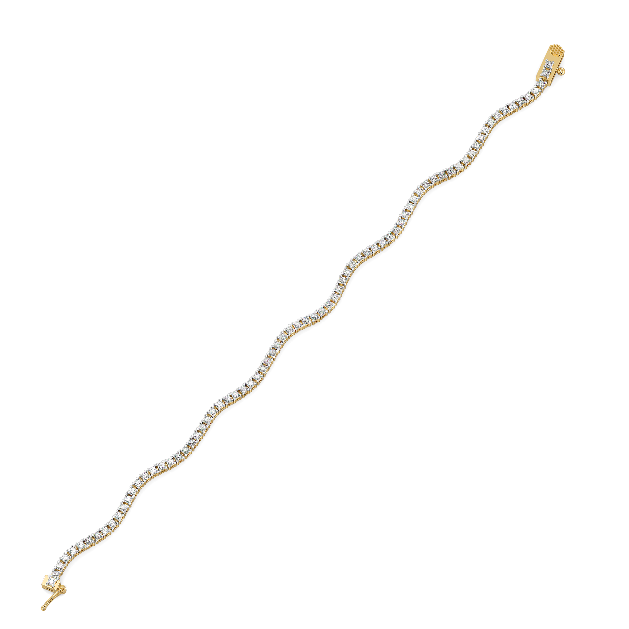 Wavelet - Lab Diamond Tennis Bracelet