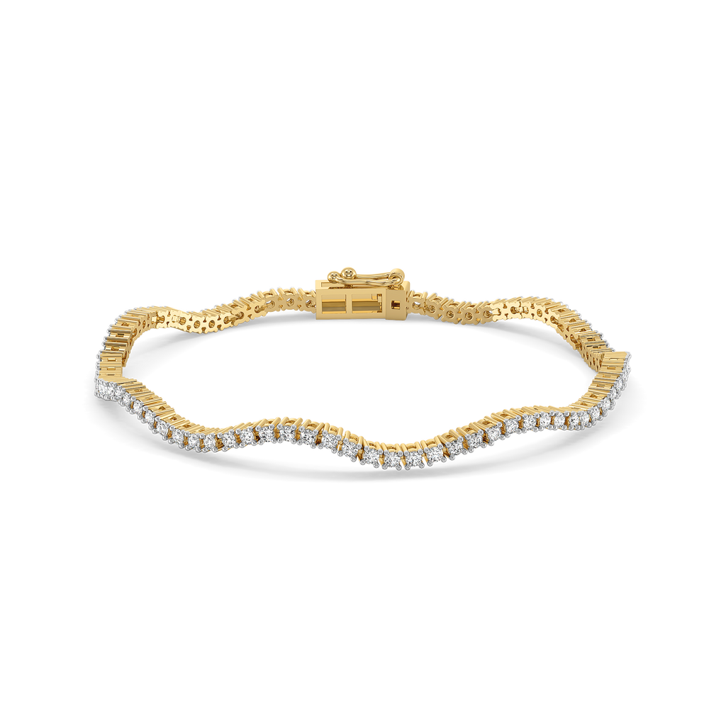 Wavelet - Lab Diamond Tennis Bracelet