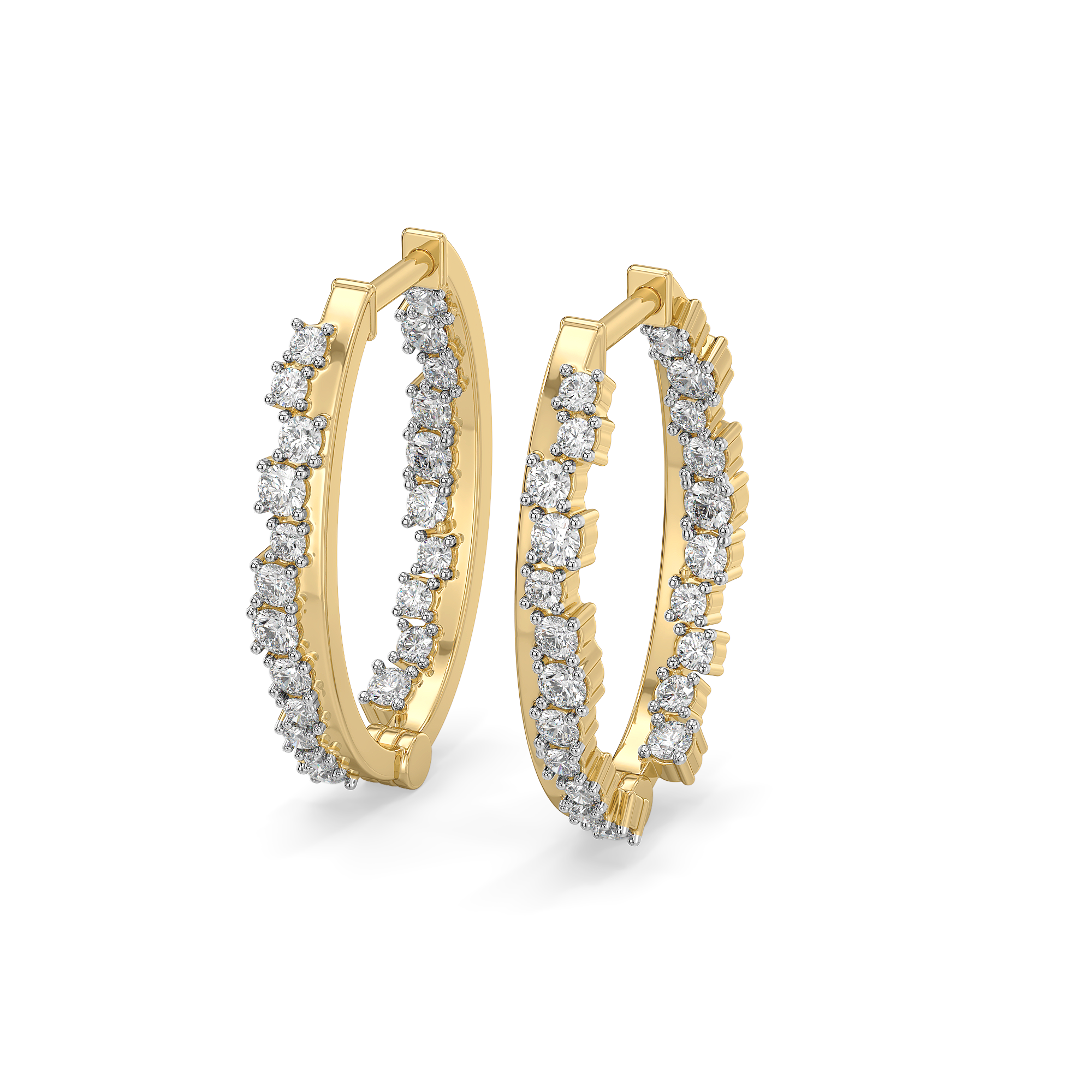 Daybreak Huggies - Lab Diamond Earrings Main image