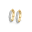Flora Arc Huggies - Lab Diamond Earrings