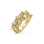 Citrine Petals - Lab Diamond Eternity Ring
