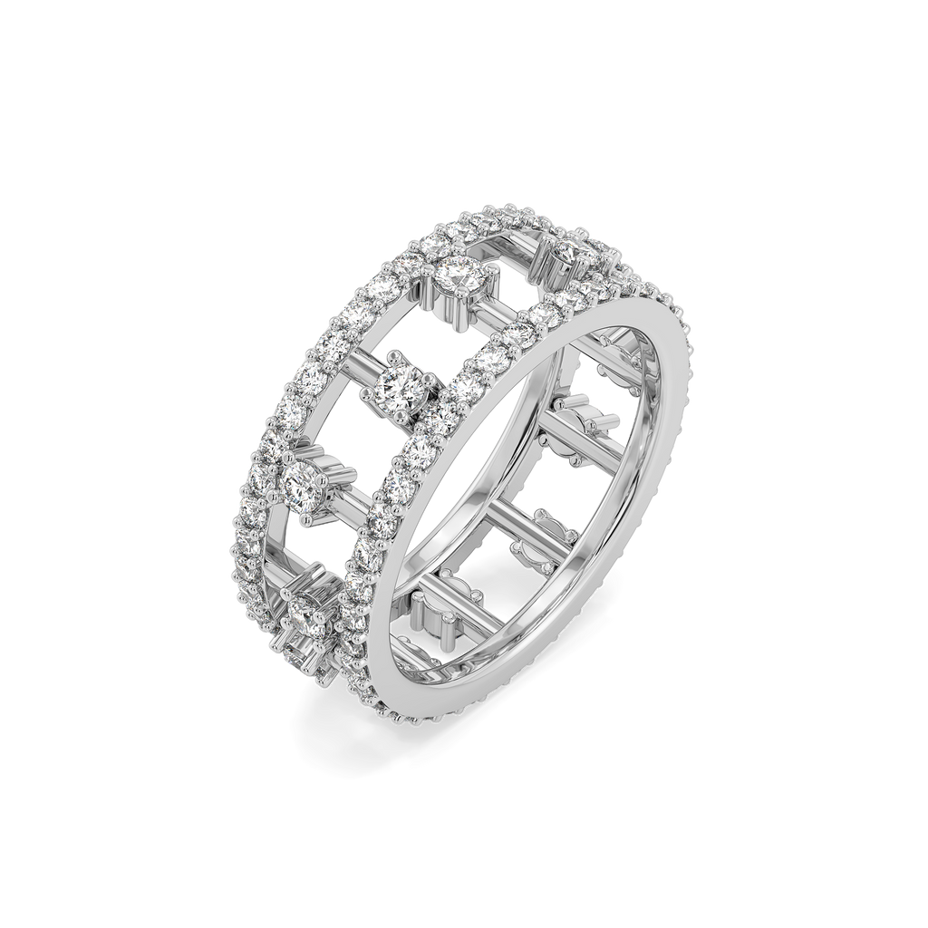 Bridgelight - Lab Diamond Solitaire Eternity Ring