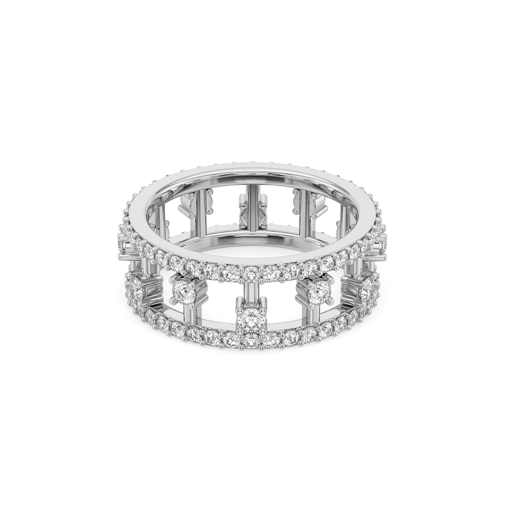 Bridgelight - Lab Diamond Solitaire Eternity Ring