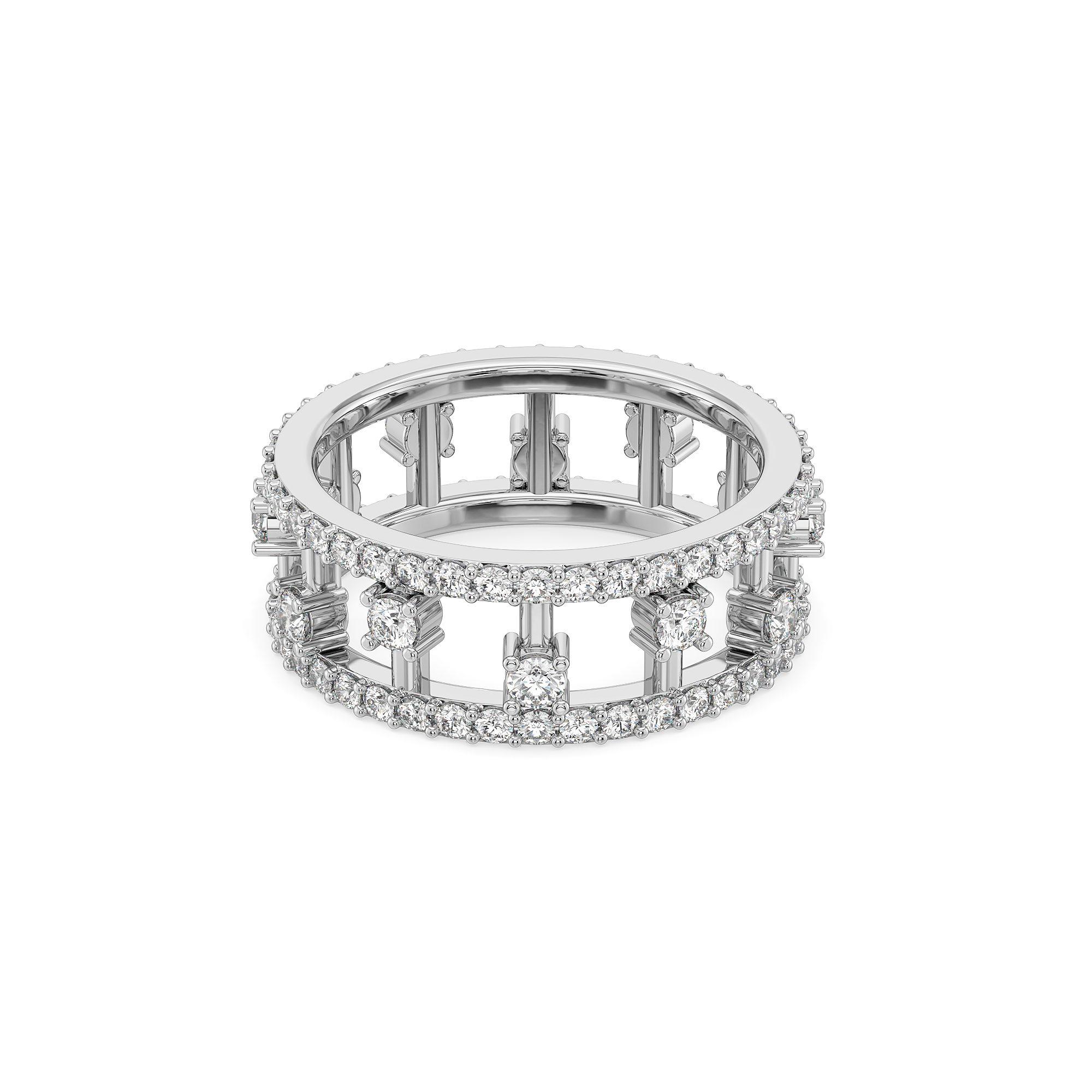 Bridgelight - Lab Diamond Solitaire Eternity Ring