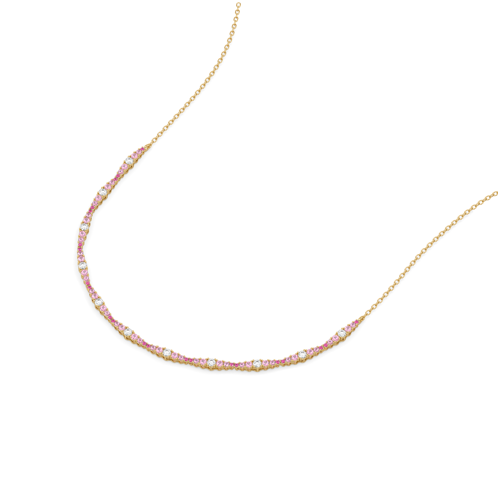 Blushline - Lab Diamond Necklace Secondary image