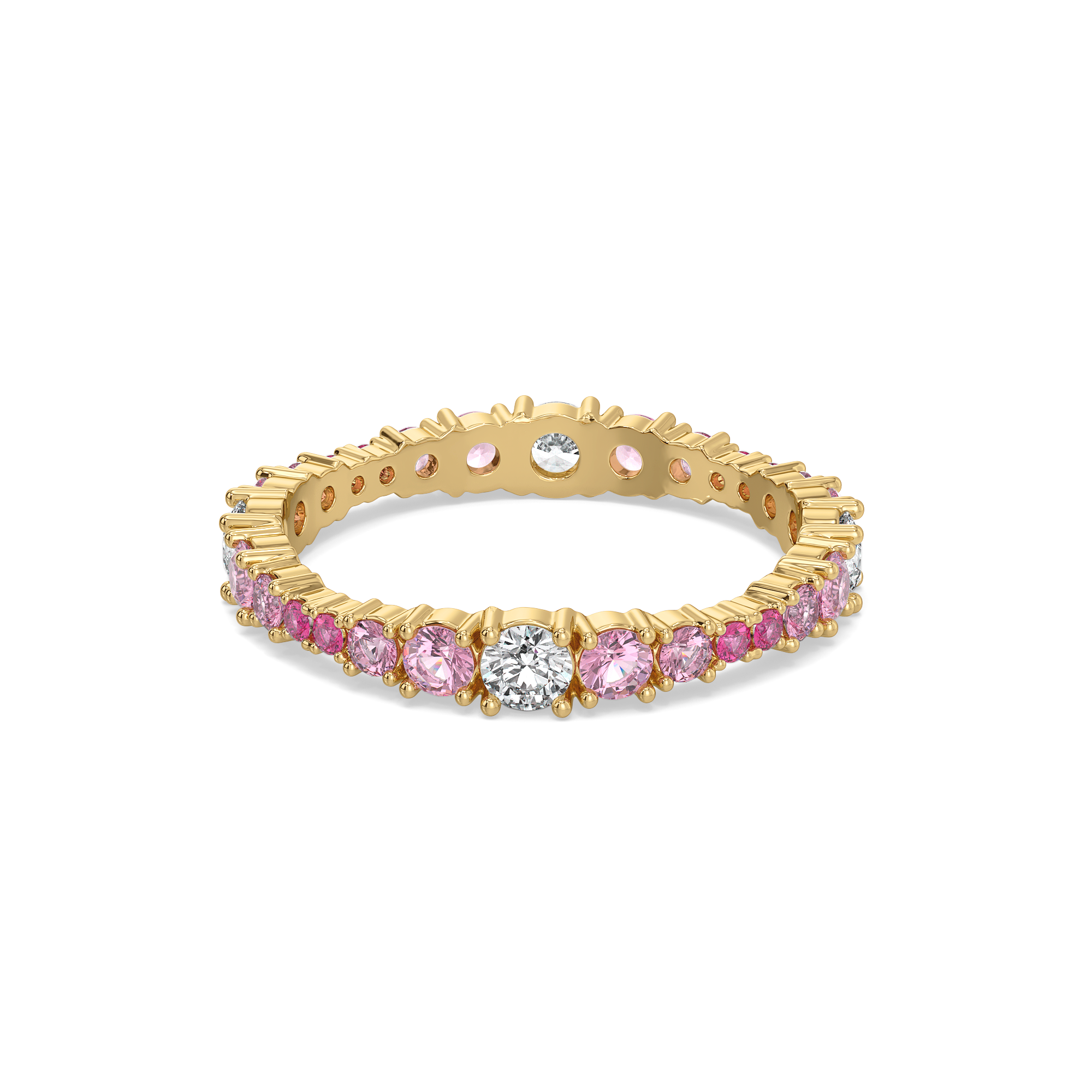 Blushline - Lab Diamond Eternity Ring Secondary image