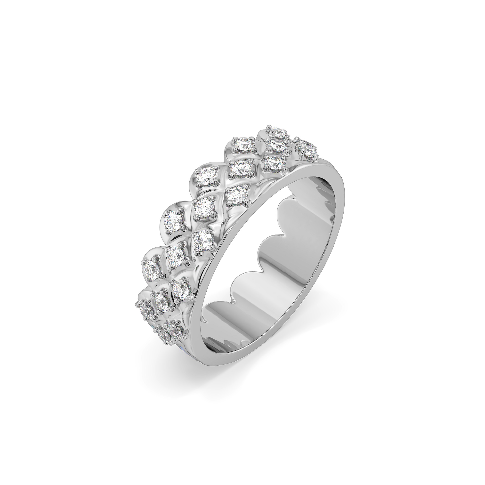 Blue Haze - Lab Diamond Eternity Ring Main image