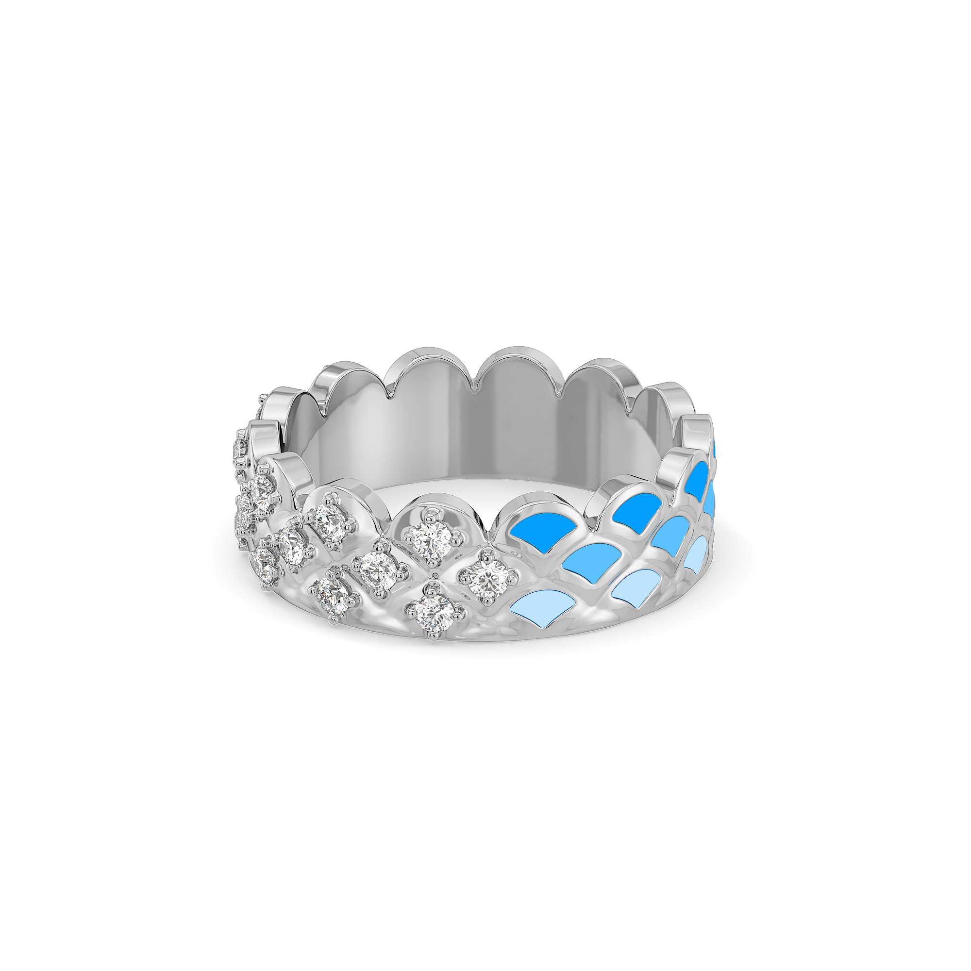 Blue Haze - Lab Diamond Eternity Ring