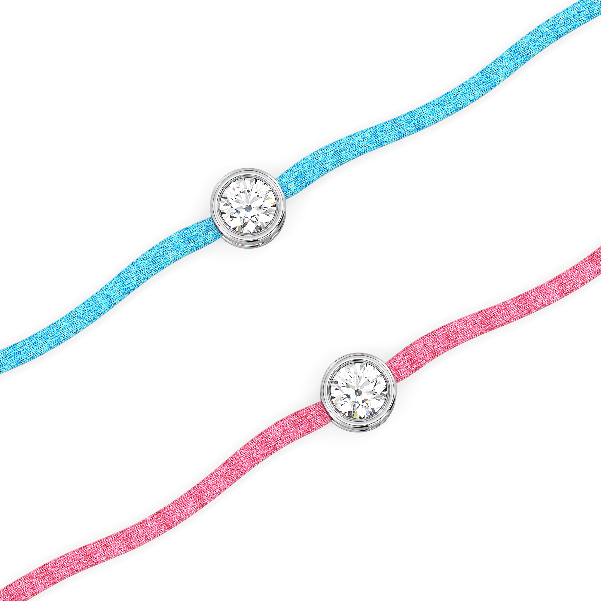 Forever Two – Lab Diamond BFF Bracelets Main image
