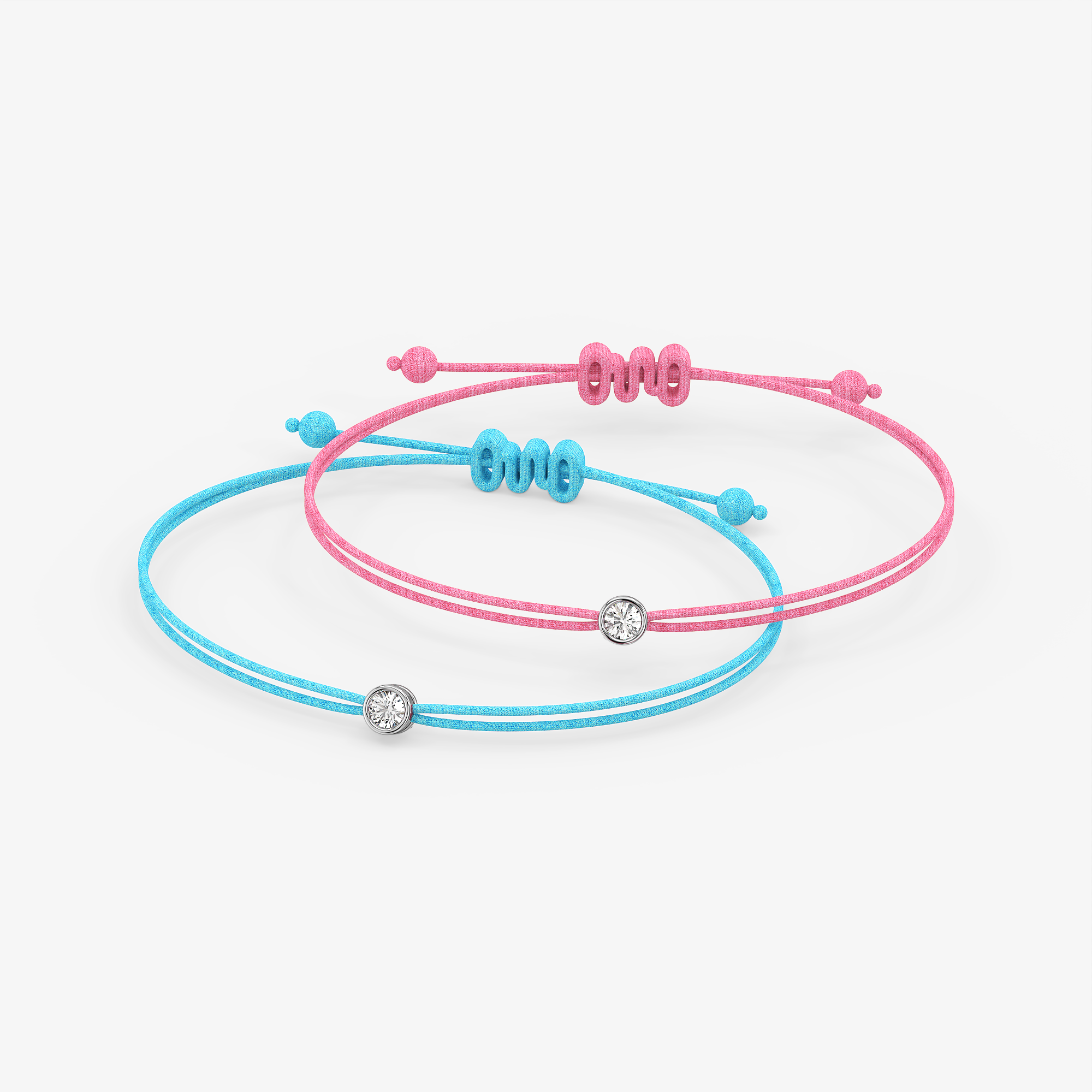 Forever Two – Lab Diamond BFF Bracelets