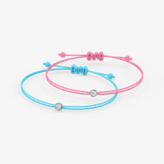 Forever Two – Lab Diamond BFF Bracelets