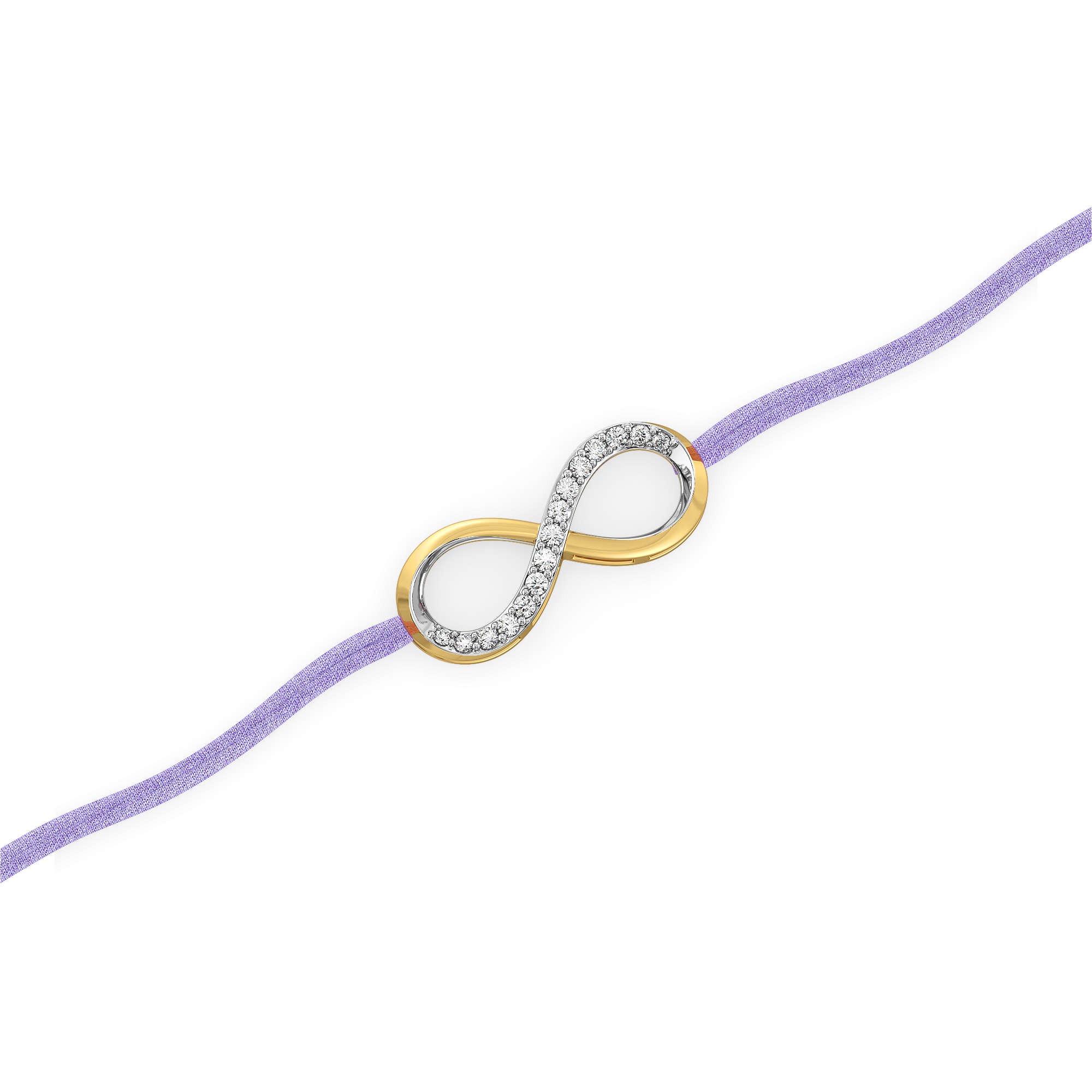 Tie of Infinity – Lab Diamond BFF Bracelet