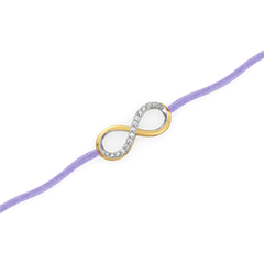 Tie of Infinity – Lab Diamond BFF Bracelet