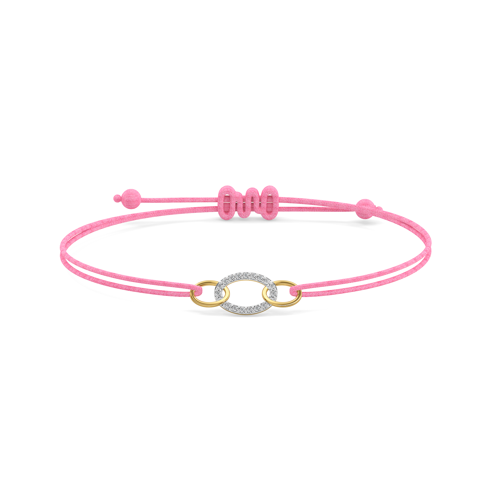 Link & Laugh – Lab Diamond BFF Bracelet Secondary image