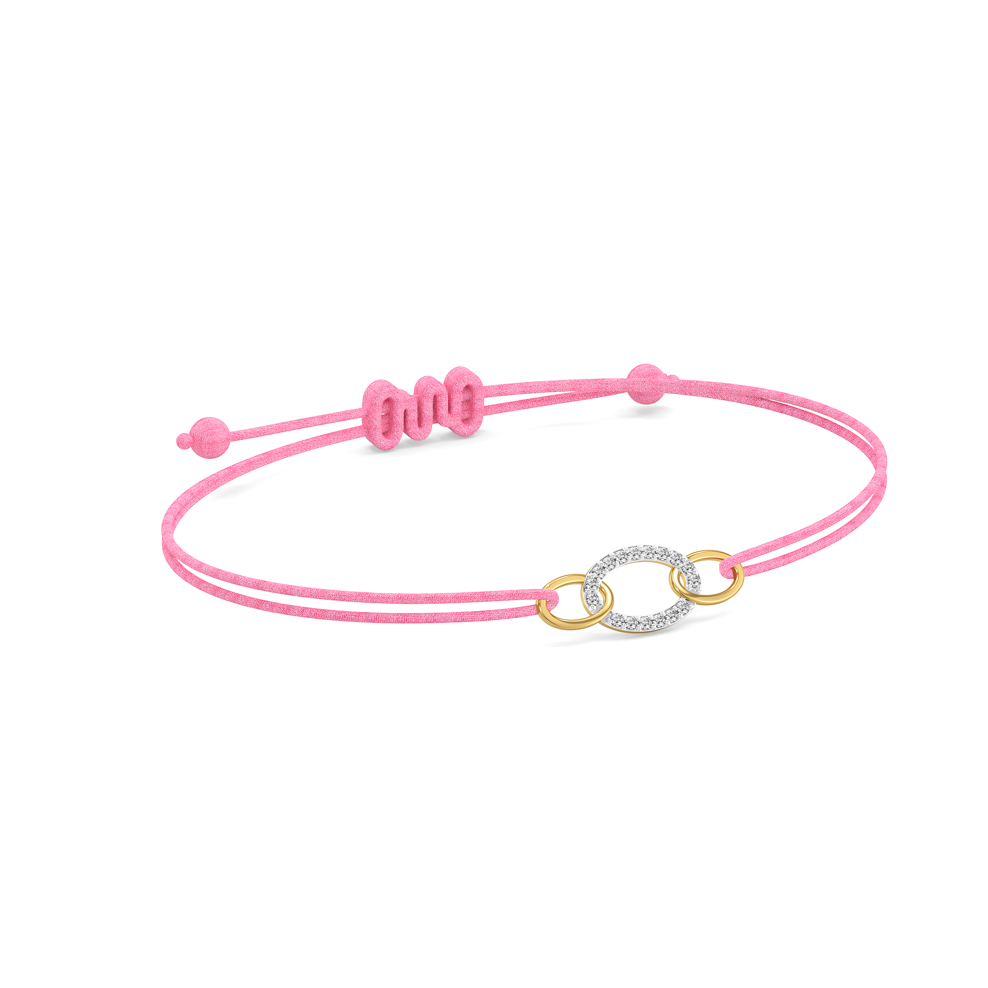 Link & Laugh – Lab Diamond BFF Bracelet Main image