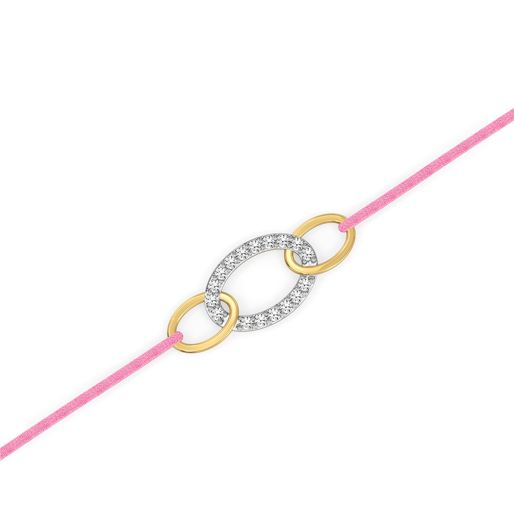Link & Laugh – Lab Diamond BFF Bracelet