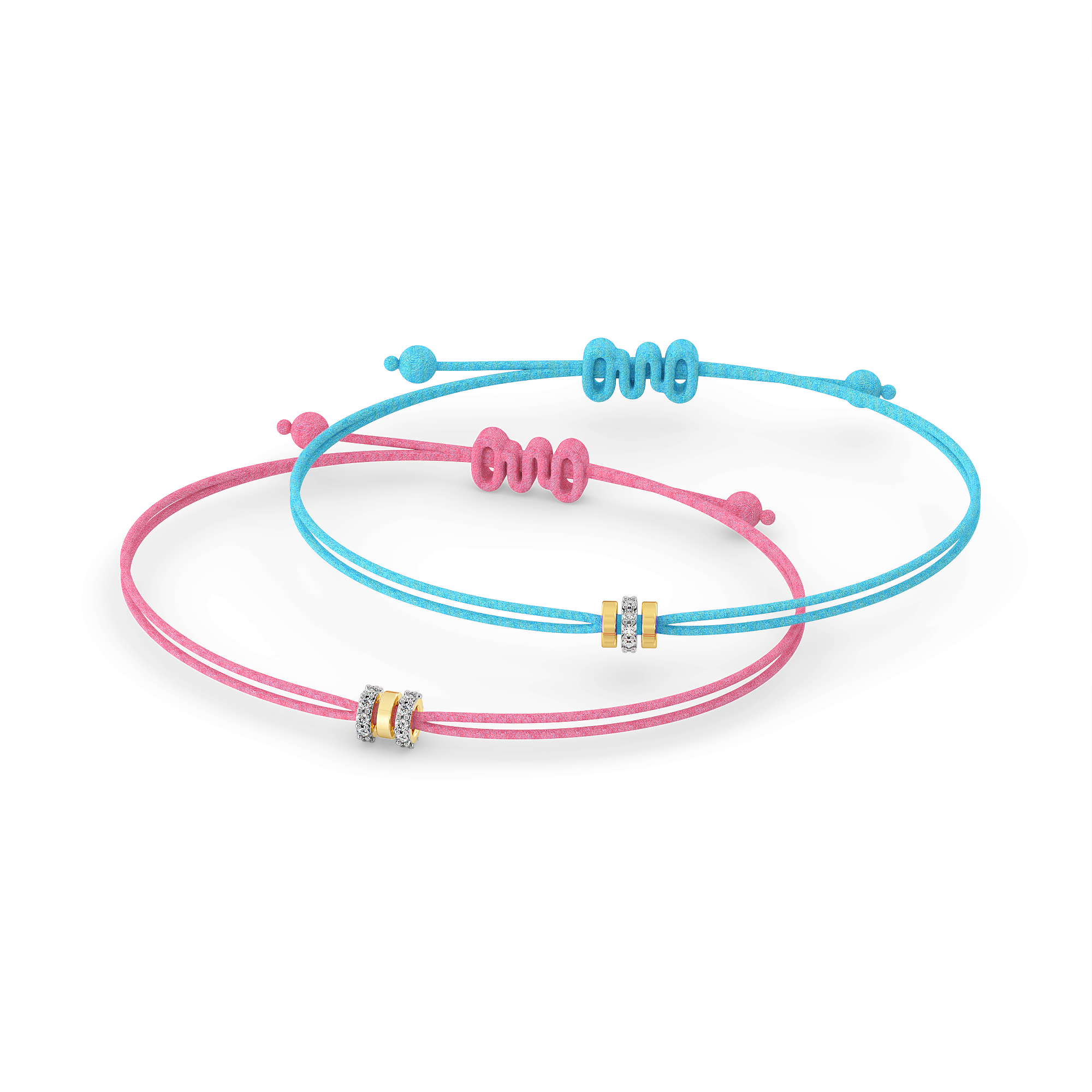 Trio Ties – Lab Diamond BFF Bracelet Secondary image