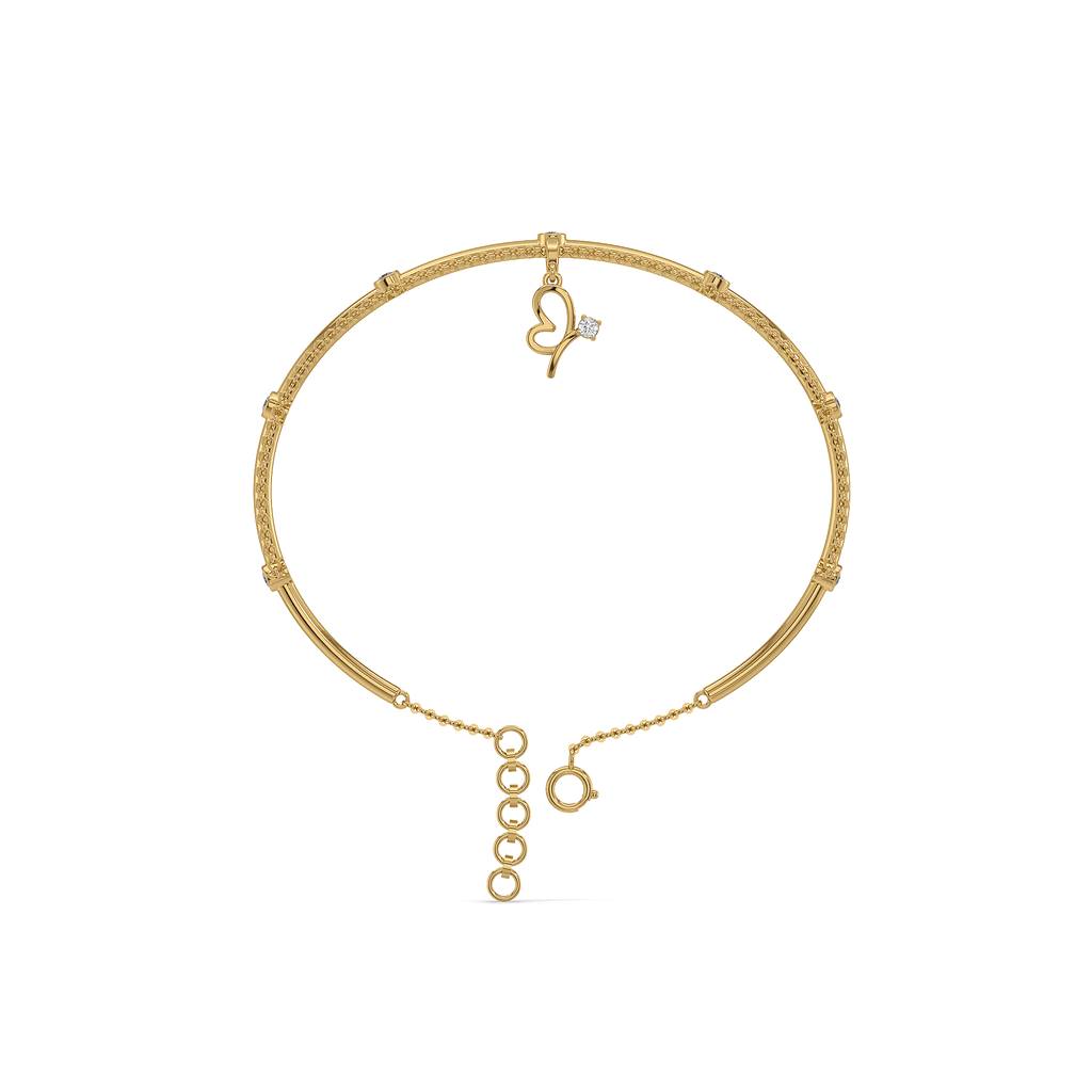 Chic like Rachel - Lab Diamond Layered Bangle