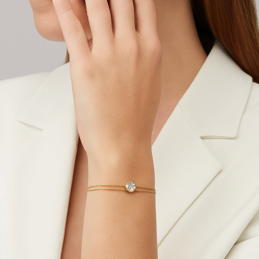 Monica’s Signature Stack – Lab Diamond Bracelet Secondary image