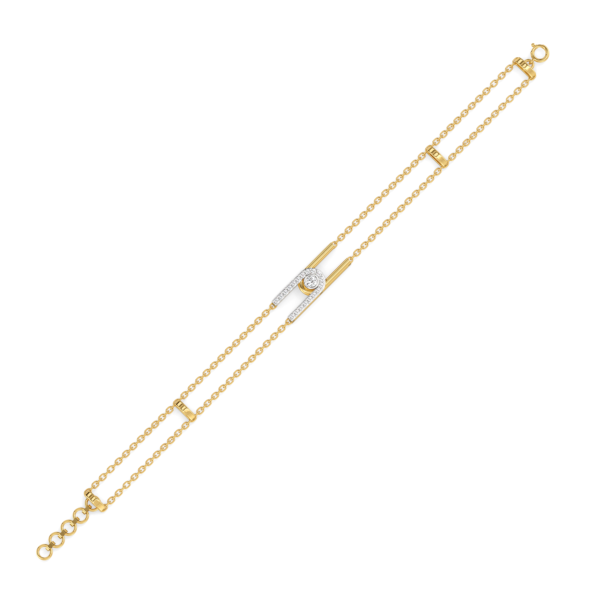 Linked For Life – Lab Diamond Bracelet
