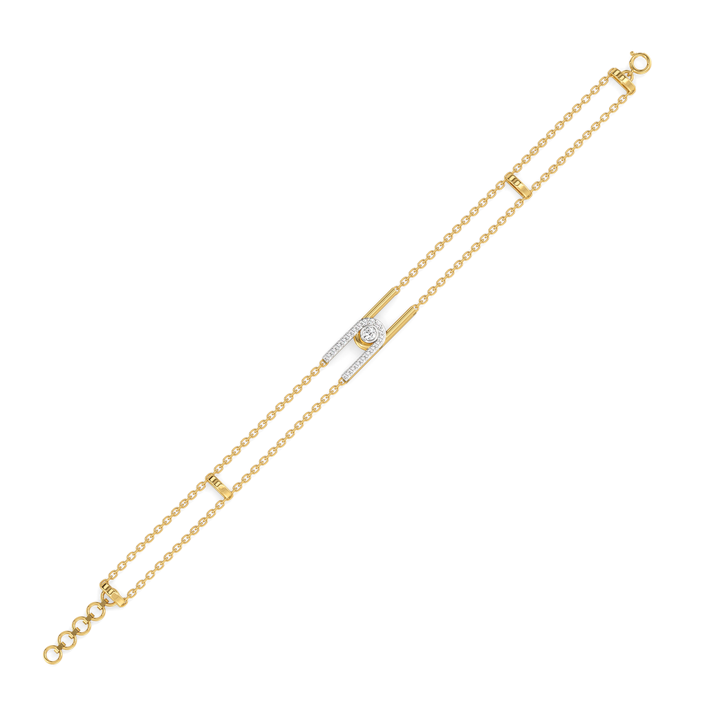 Linked For Life – Lab Diamond Bracelet