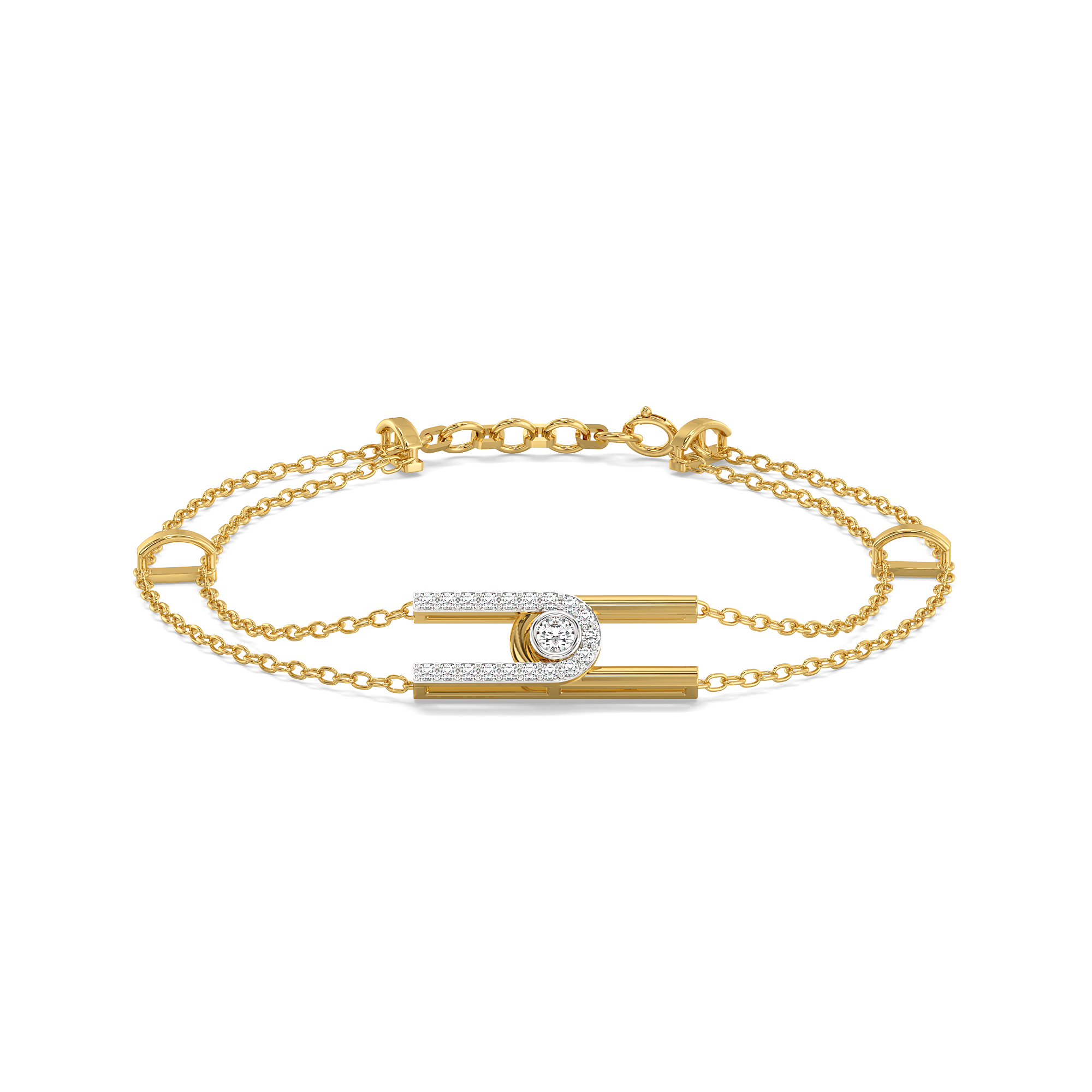 Linked For Life – Lab Diamond Bracelet