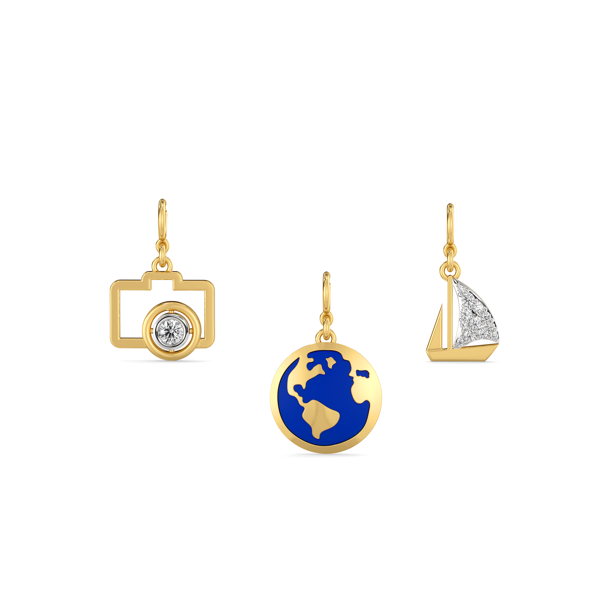 Phoebe’s Passport - Lab Diamond Travel Charms Main image
