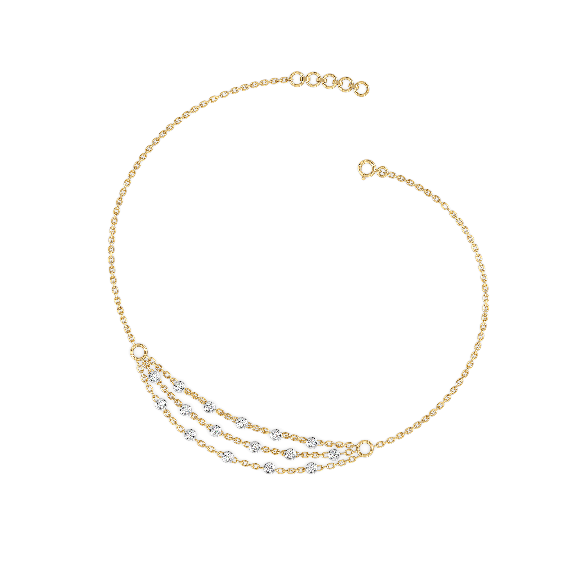 Layer It On, Monica – Lab Diamond Bracelet Secondary image