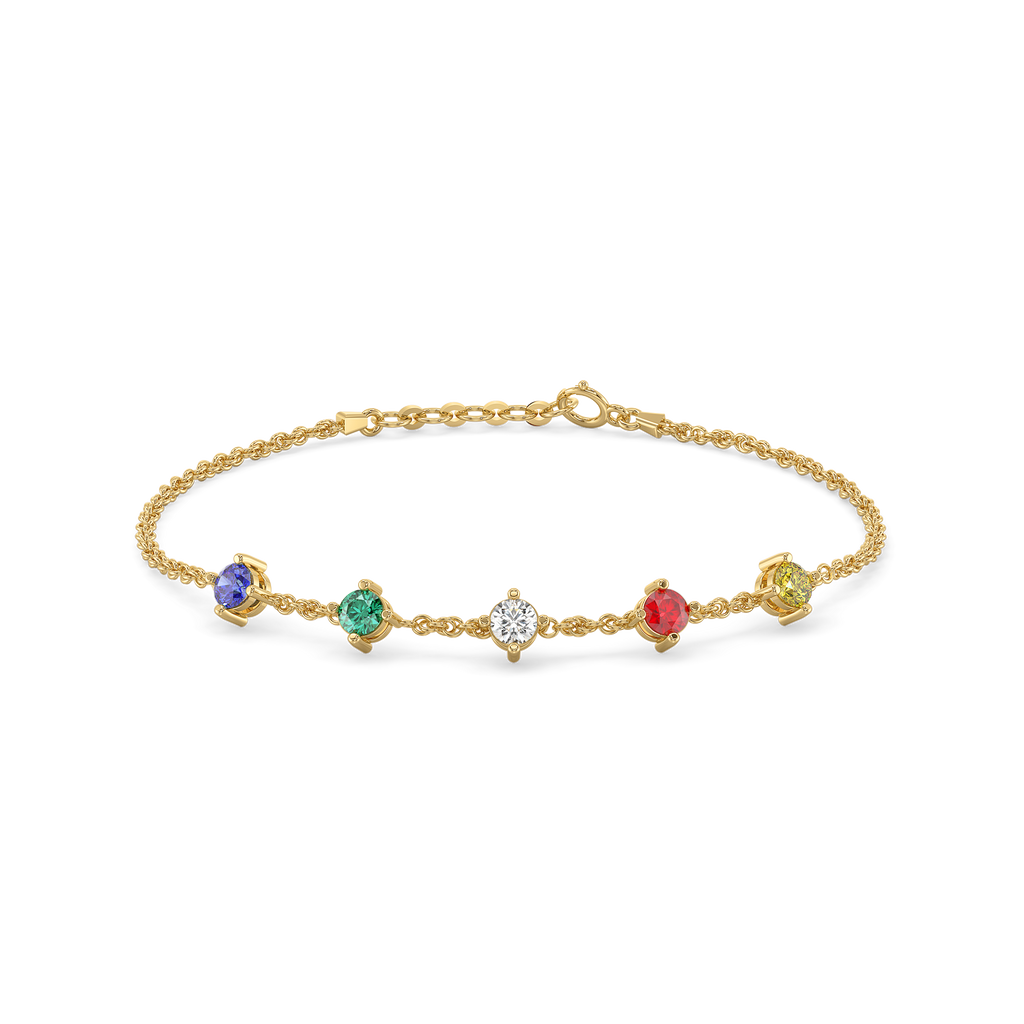 Color-Coded Monica – Lab Diamond Bracelet