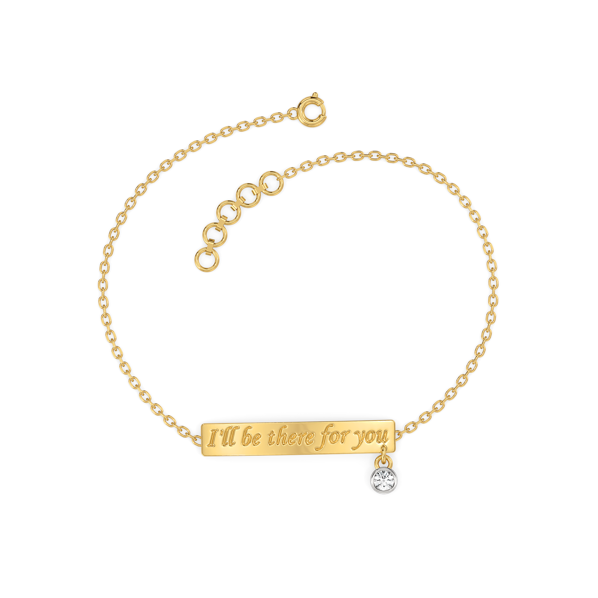 I'll Be There for you – Lab Diamond Bracelet Secondary image